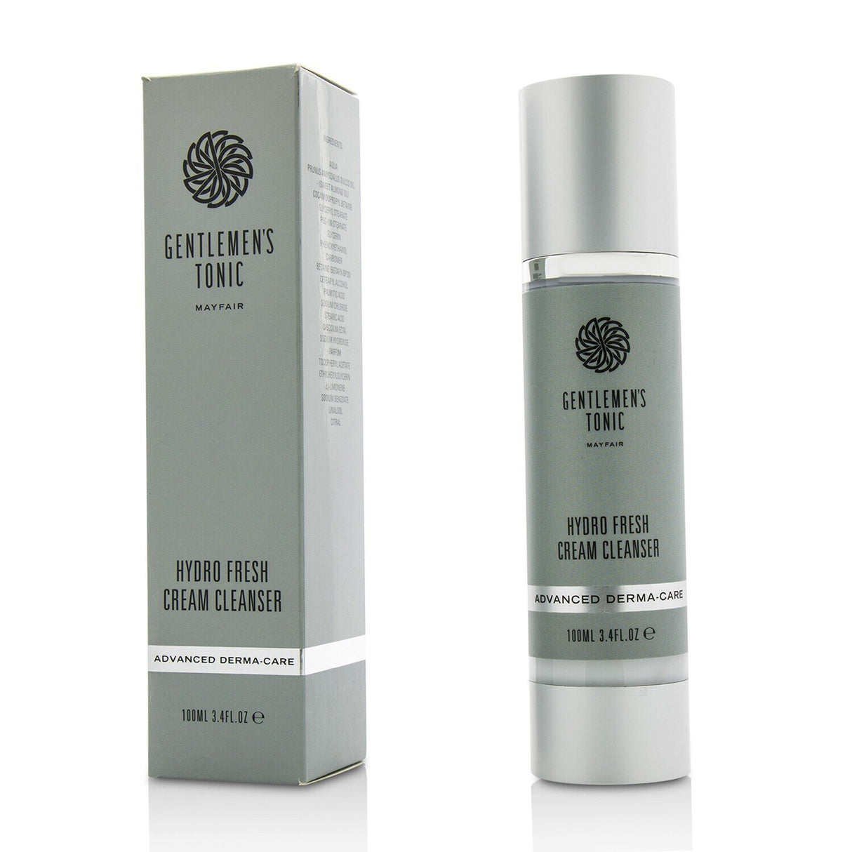 Gentlemen's Tonic Hydro Fresh Cream Cleanser, a non-foaming facial wash for men, hydrates and refreshes all skin types.