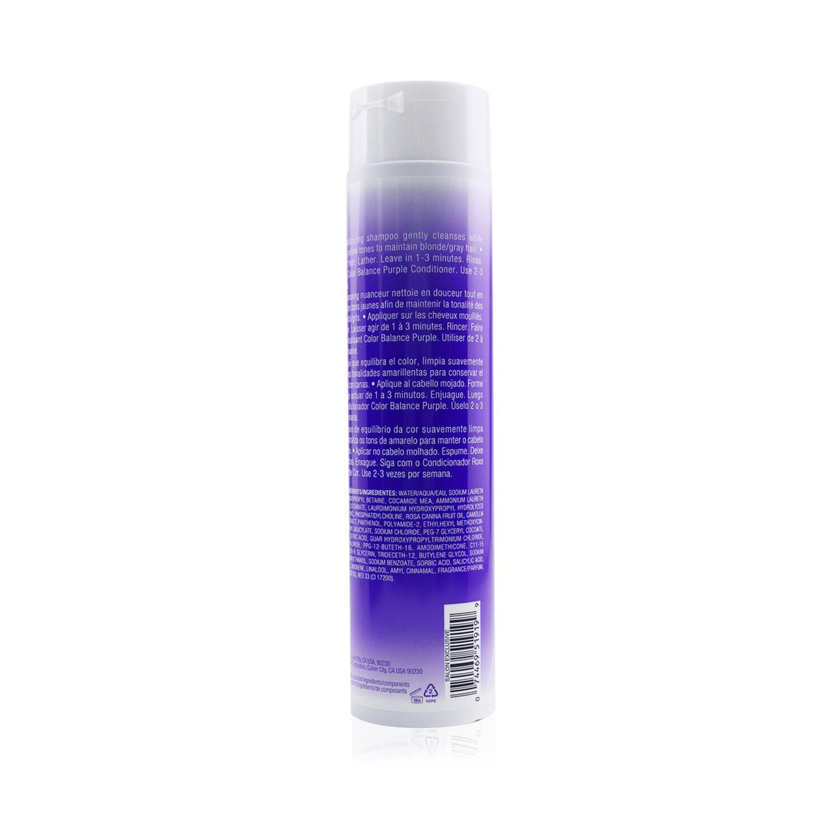 Joico Color Balance Purple Shampoo (Eliminates Brassy/Yellow Tones on Blonde/Gra