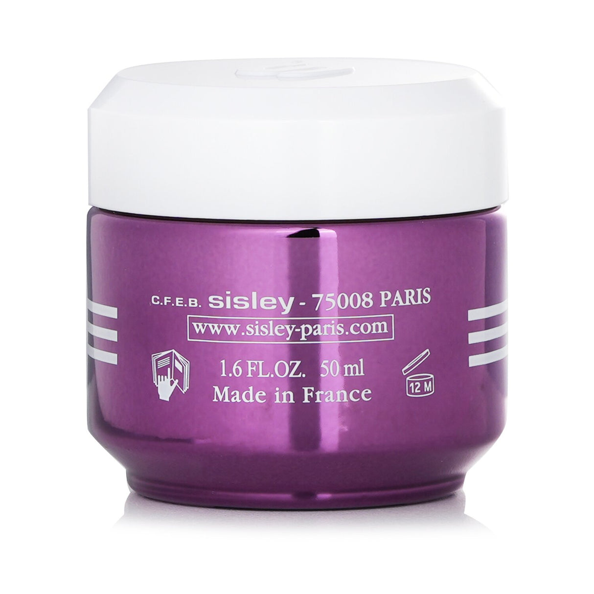 Luxurious Sisley Black Rose Skin Infusion Cream in a 50ml jar, enhances radiance and plumps skin with silky hydration.