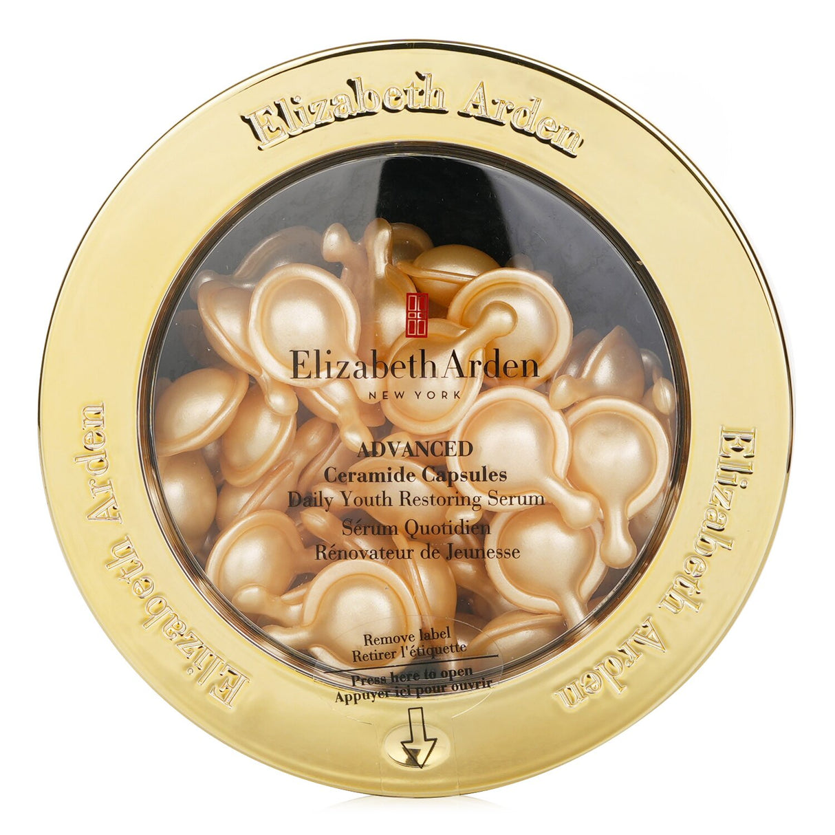 Elizabeth Arden Ceramide Capsules: 60 biodegradable capsules of anti-aging serum for hydrated, youthful-looking skin.
