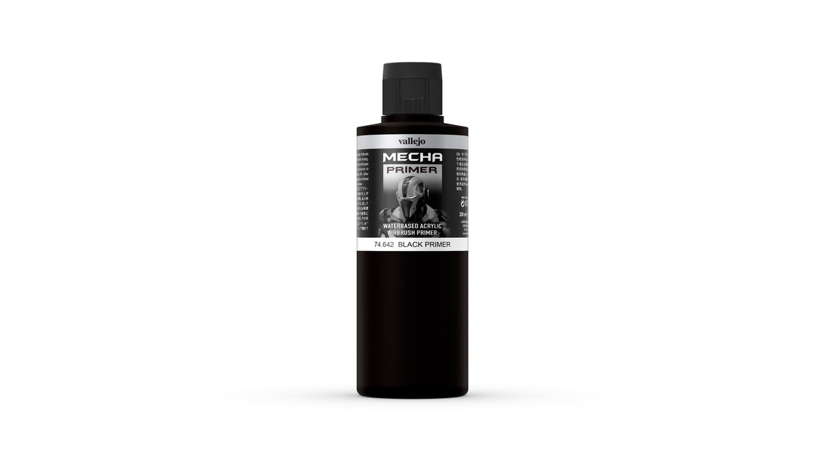 Vallejo - Mecha Colour - Black Primer 200ml