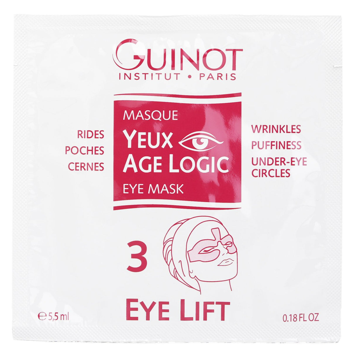 Guinot Masque Yeux Age Logic Eye Contour Mask 4x5.5ml/0.18oz