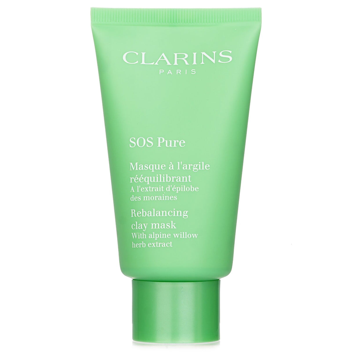 Clarins SOS Pure Rebalancing Clay Mask: purifying mask for combination to oily skin, absorbs sebum, minimizes pores, and banishes shine.
