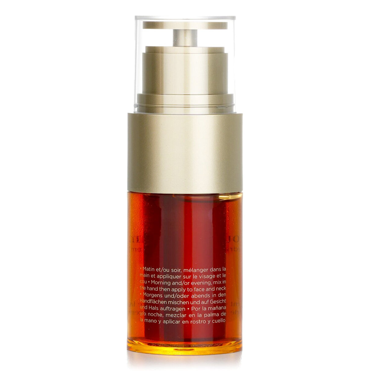 Luxurious Clarins Double Serum features a dual-phase formula with 20 plant extracts for age control and youthful skin.