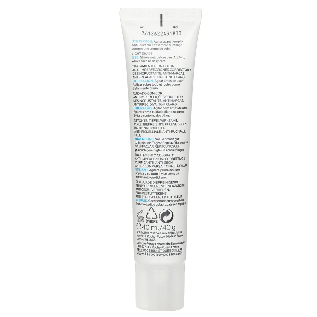 La Roche Posay - Effaclar Duo (+) Unifiant Unifying Corrective Unclogging Care A