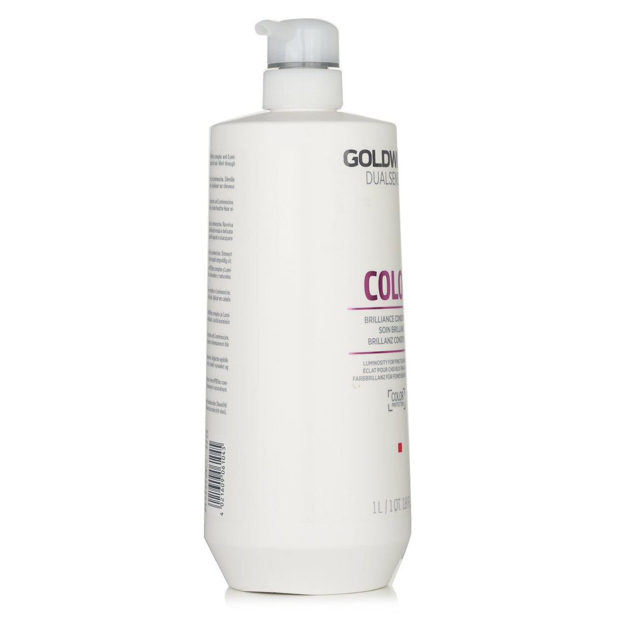 Goldwell Dual Senses Color Brilliance Conditioner for fine to normal hair, enhances vibrancy, reduces fading, and nourishes.