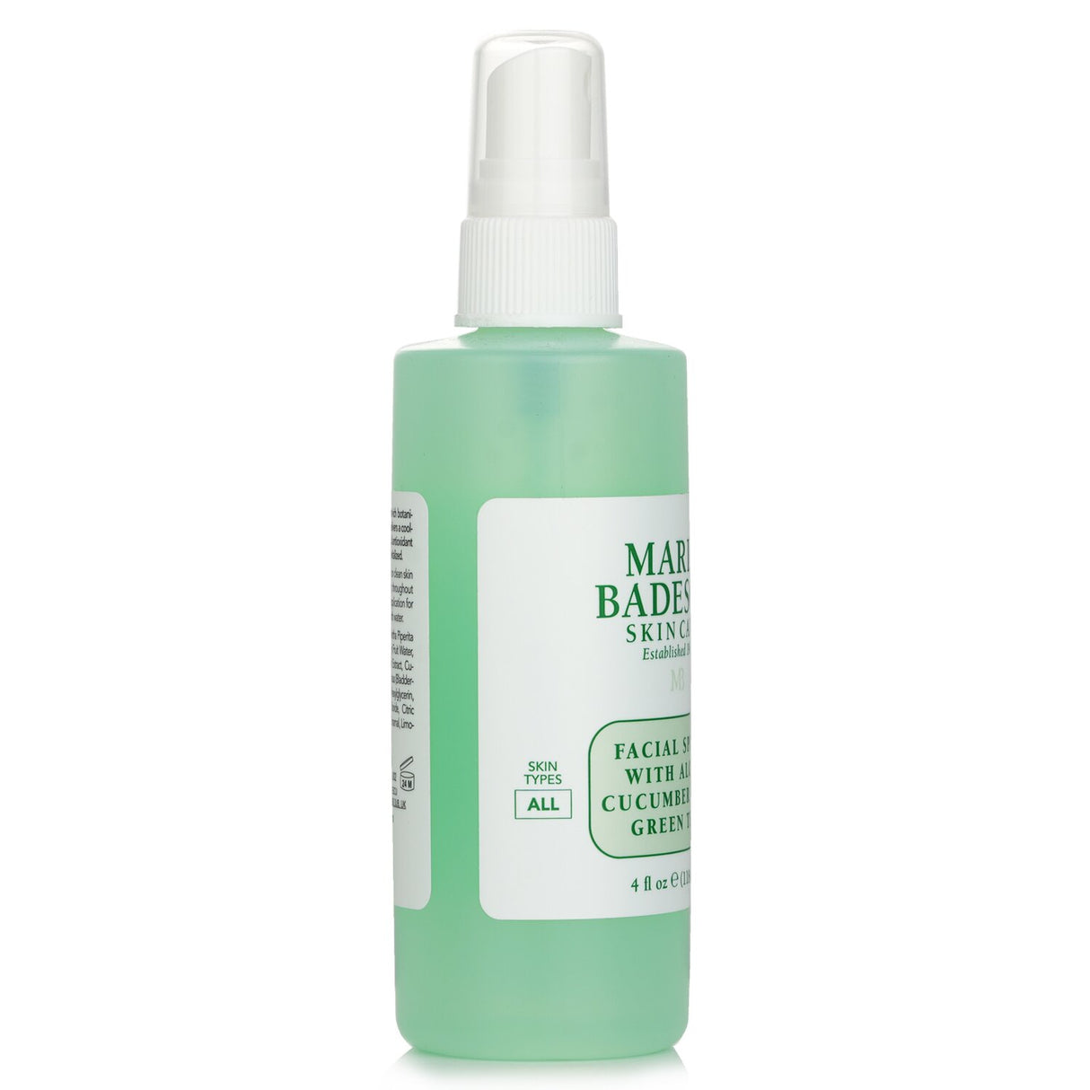 Refreshing Mario Badescu facial spray with aloe, cucumber, and green tea, perfect for hydrating and revitalizing all skin types.