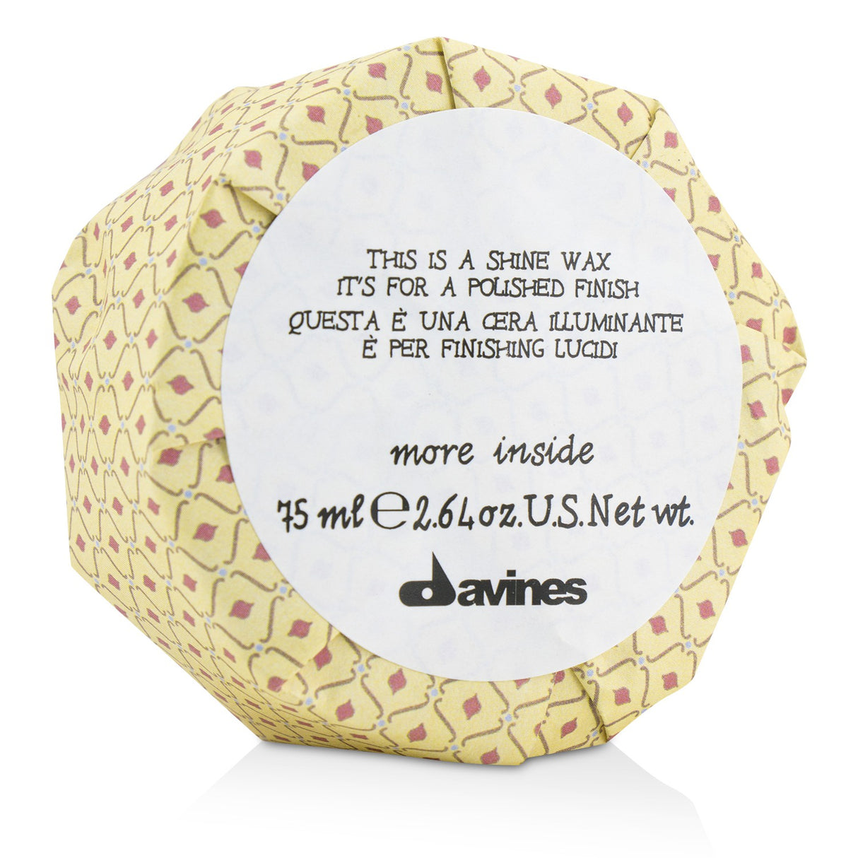 Davines - More Inside This Is A Shine Wax (For A Polished Finish) - 75ml/2.64oz