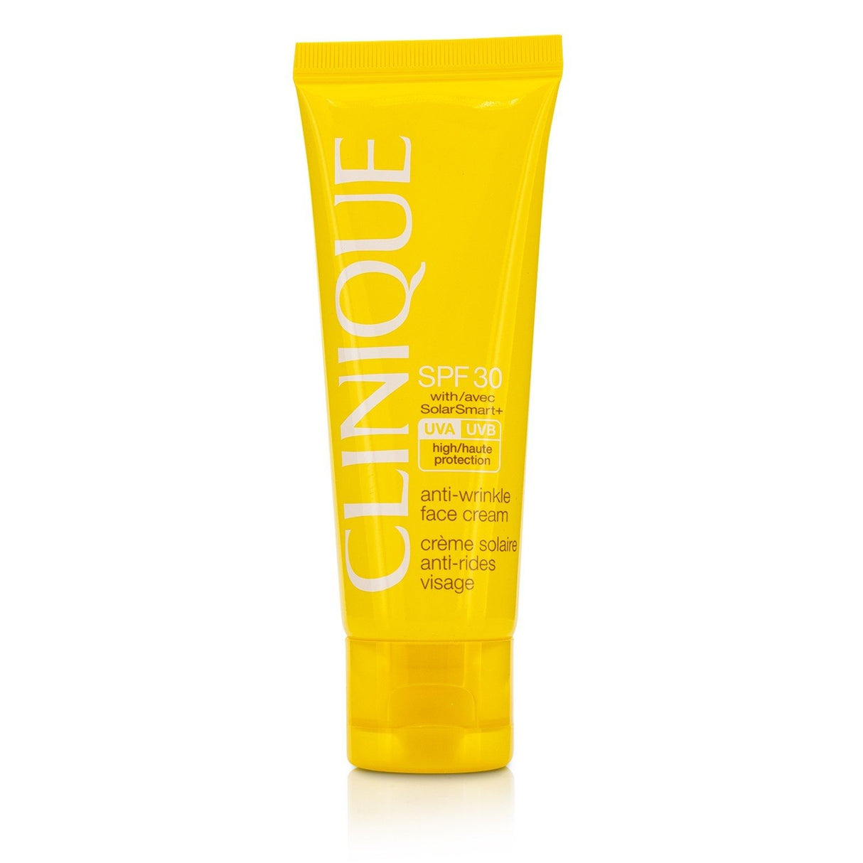 Clinique's Anti-Wrinkle Face Cream SPF 30, a 50ml anti-aging moisturizer with sun protection for all skin types.