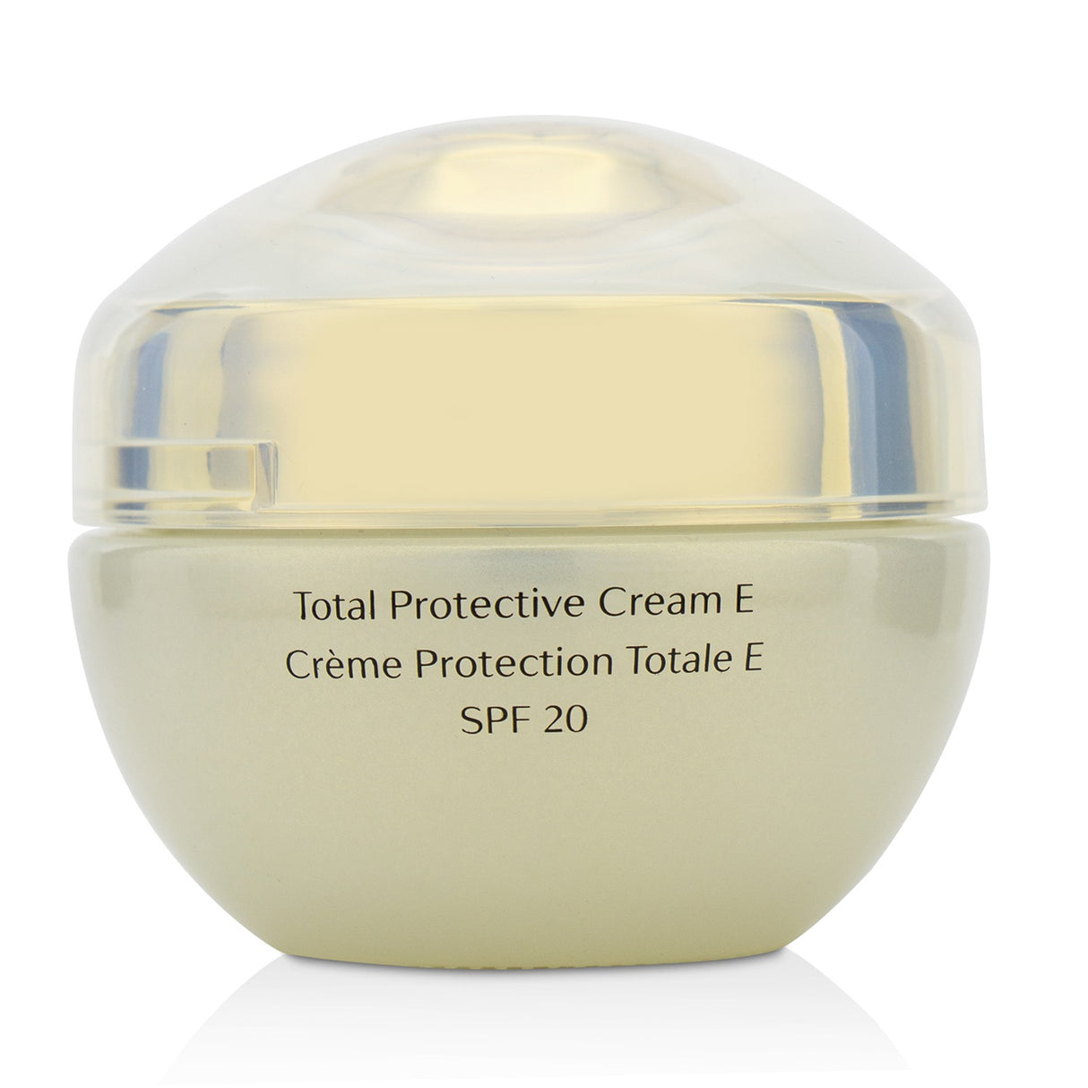 Shiseido Future Solution LX Total Protective Cream SPF 20 in a 50ml jar, offering hydration and anti-aging benefits.