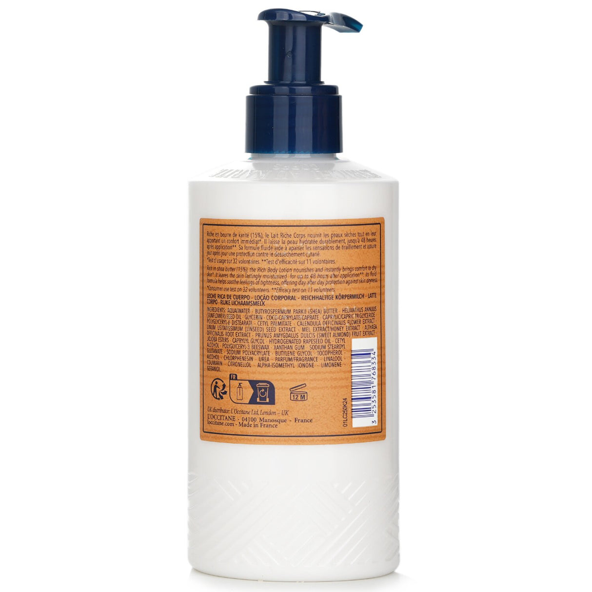 L'Occitane - Shea Butter Rich Body Lotion - 250ml/8.4oz