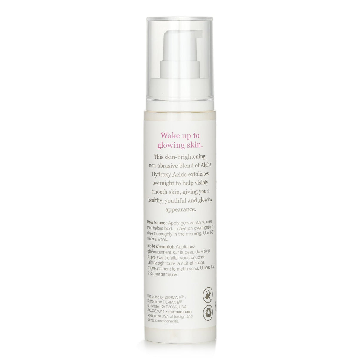 Derma E Essentials Overnight Peel 60ml/2oz