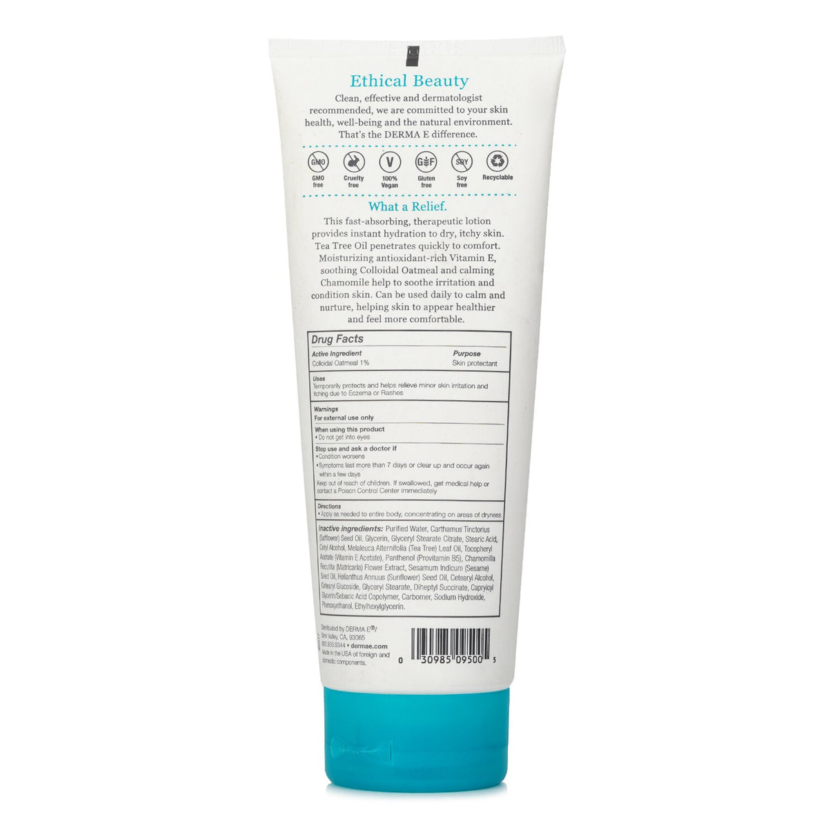 Derma E Therapeutic Itch Relief Lotion 227g/8oz