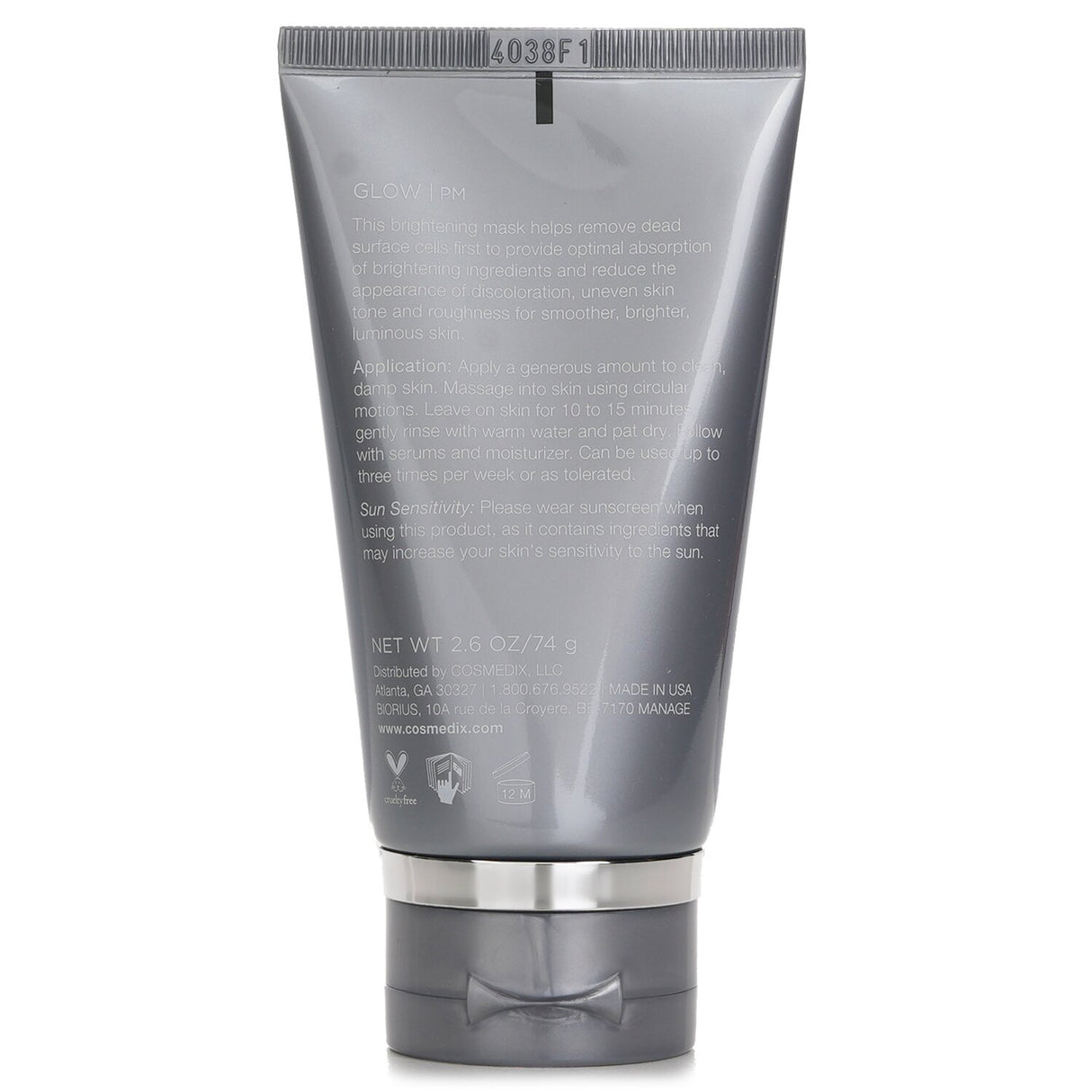 CosMedix Glow Bamboo Brightening Mask 74g/2.6oz