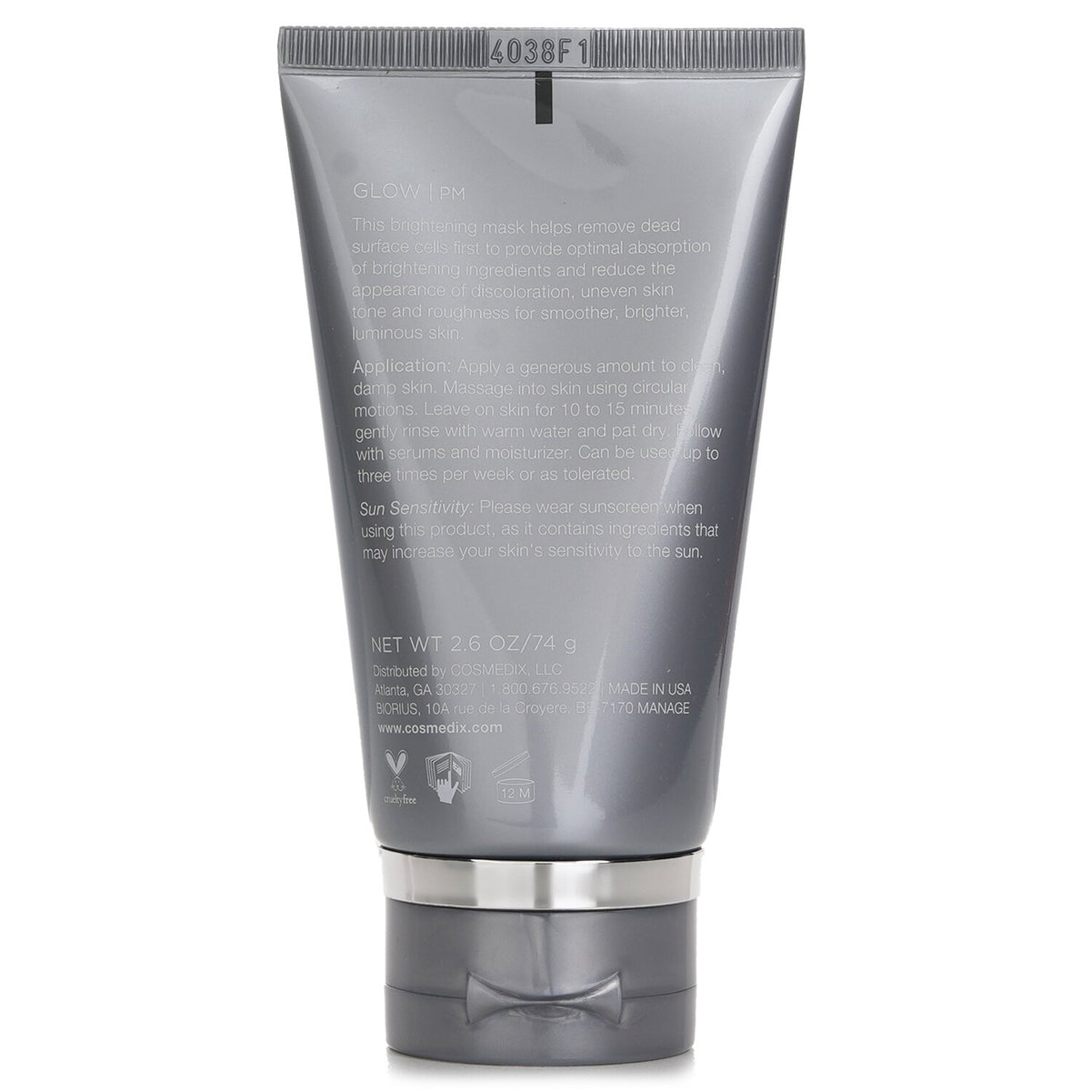 CosMedix Glow Bamboo Brightening Mask 74g/2.6oz