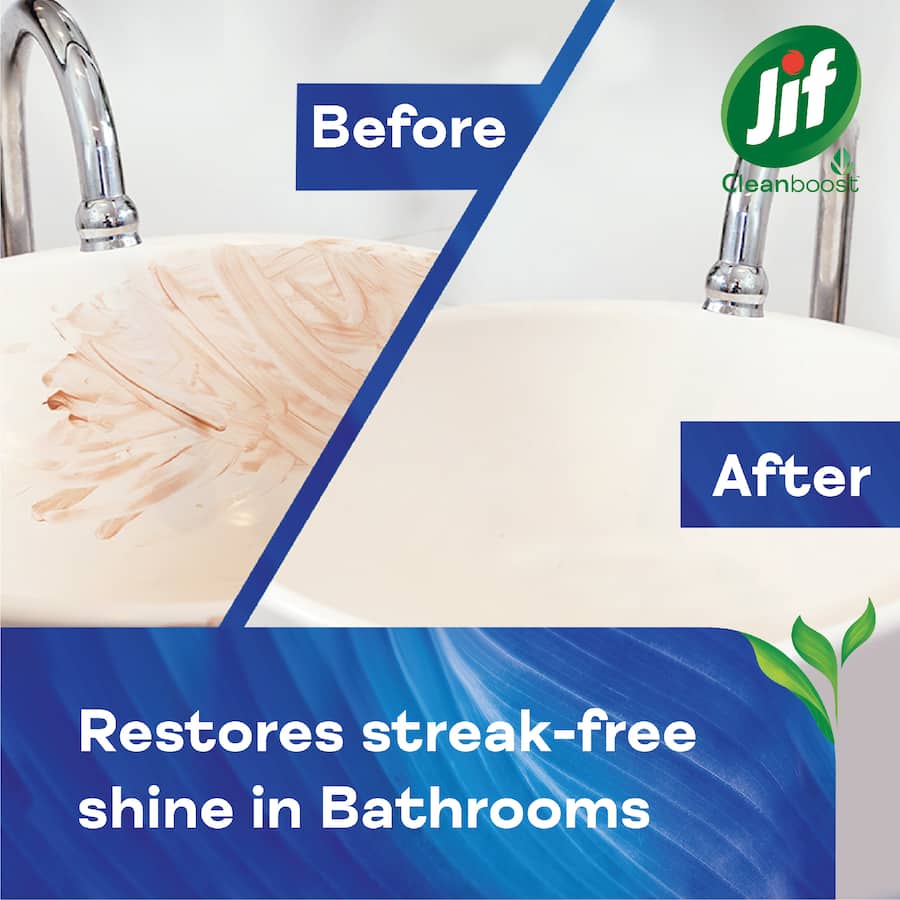 Jif Clean Boost Bathroom Spray Power & Shine 500mL