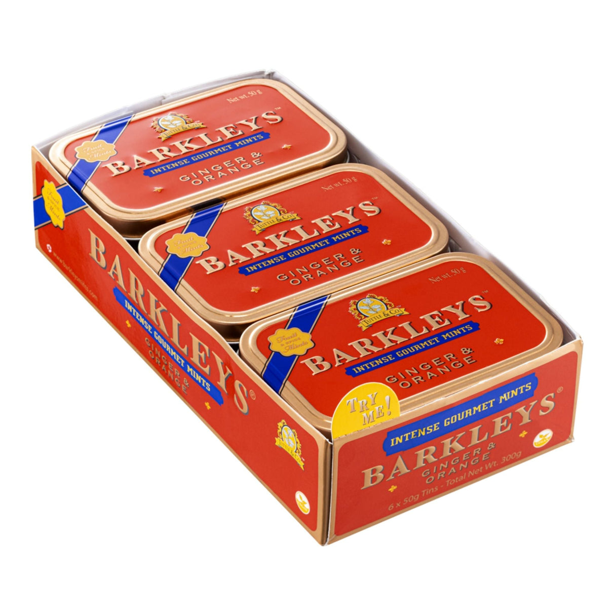 Barkleys Gourmet Mints Ginger & Orange - 6pcs