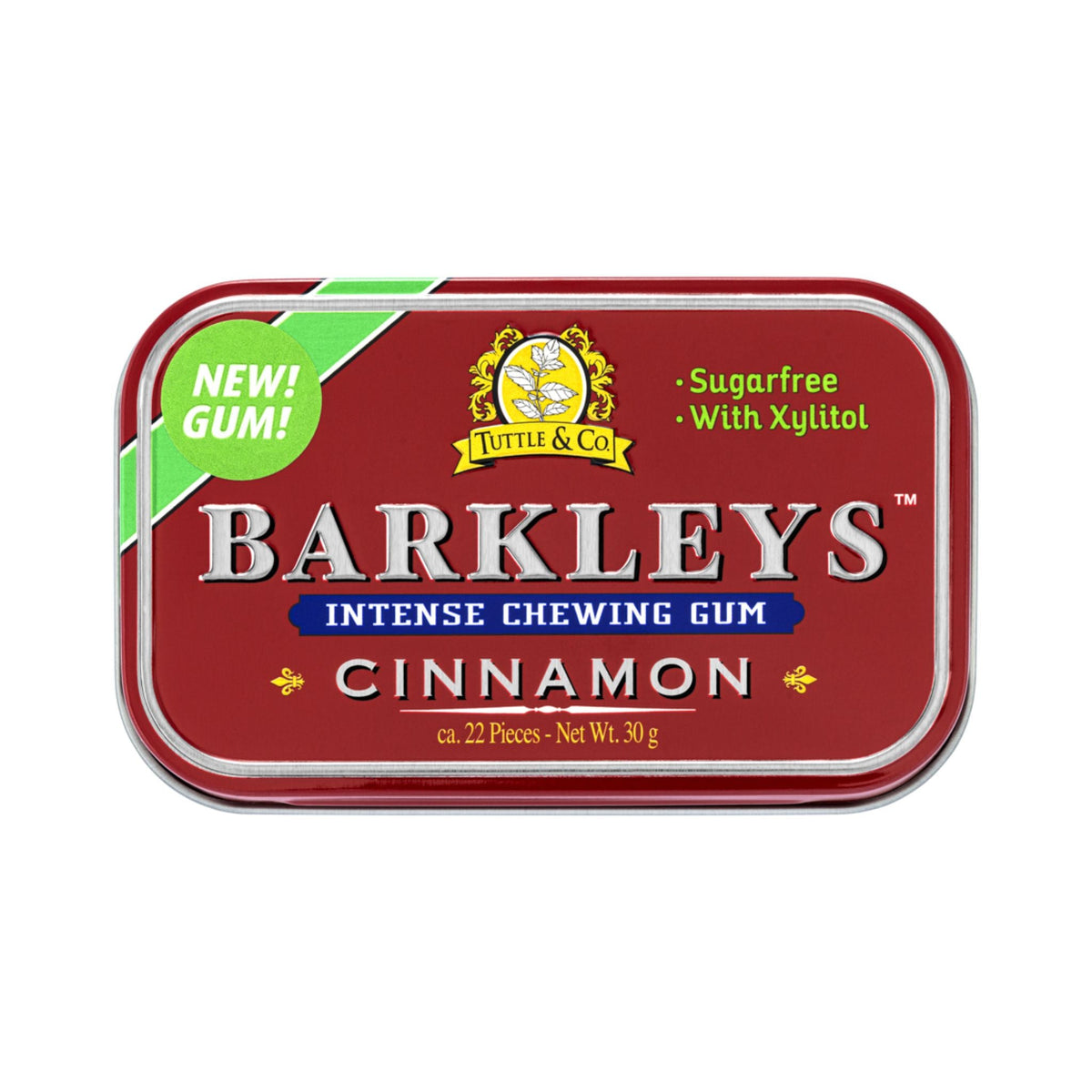 Barkleys Chewing Gum Sugarfree Cinnamon - 9pcs