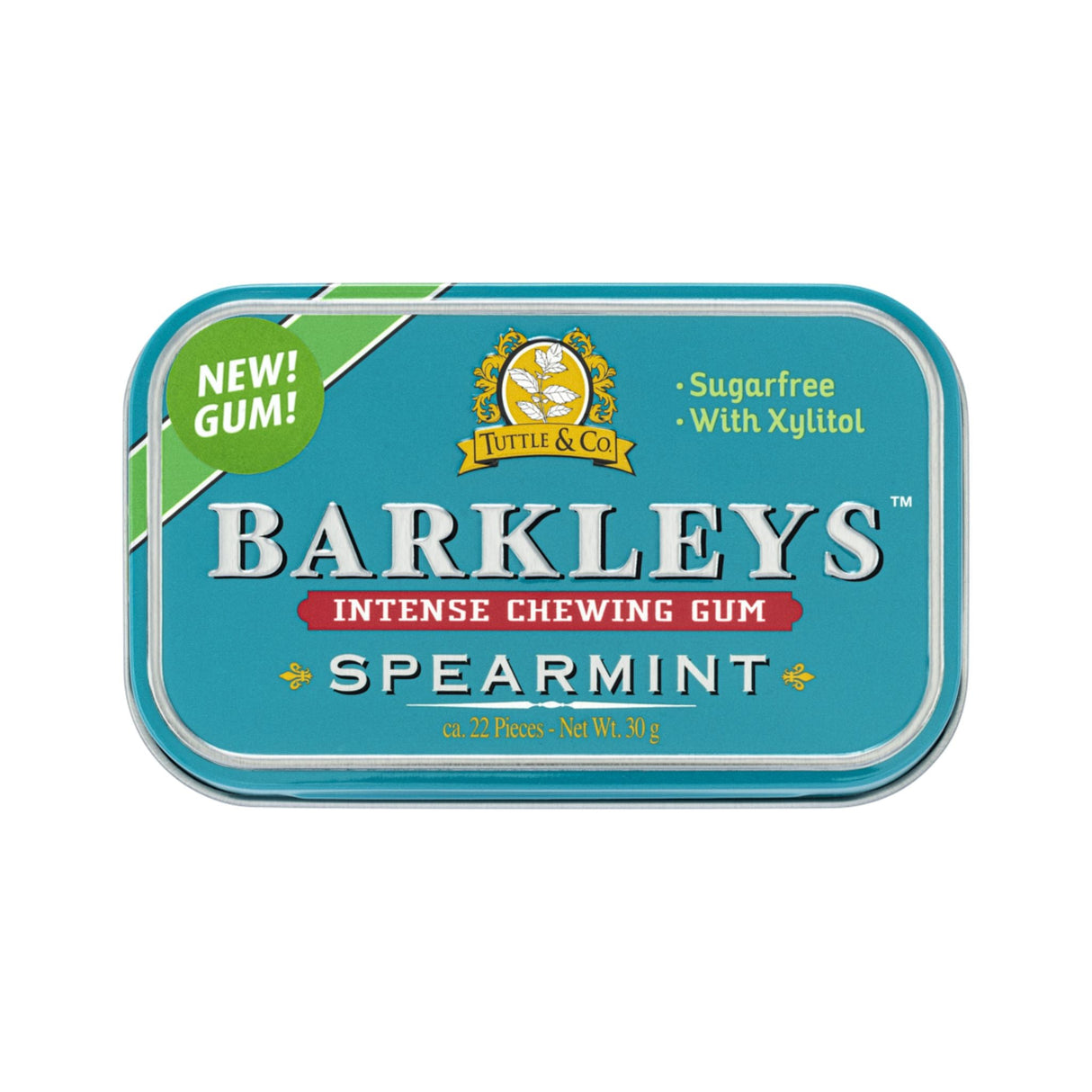 Barkleys Chewing Gum Sugarfree Spearmint - 9pcs