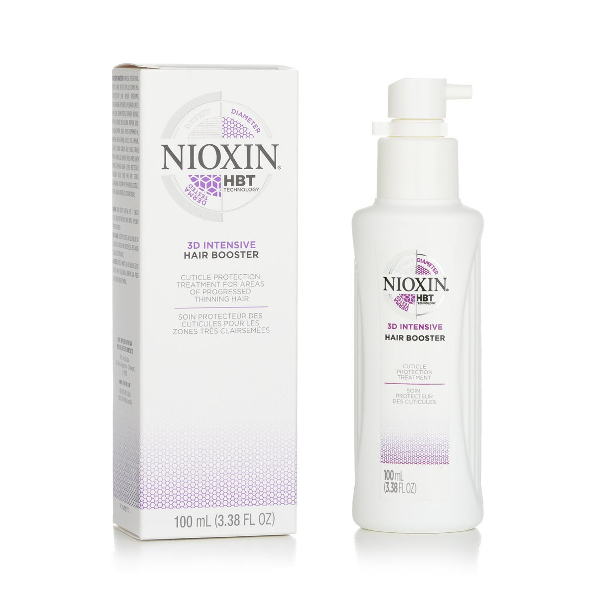 Nioxin 3D Intensive Hair Booster (Cuticle Protection Treatment For Areas Of Prog