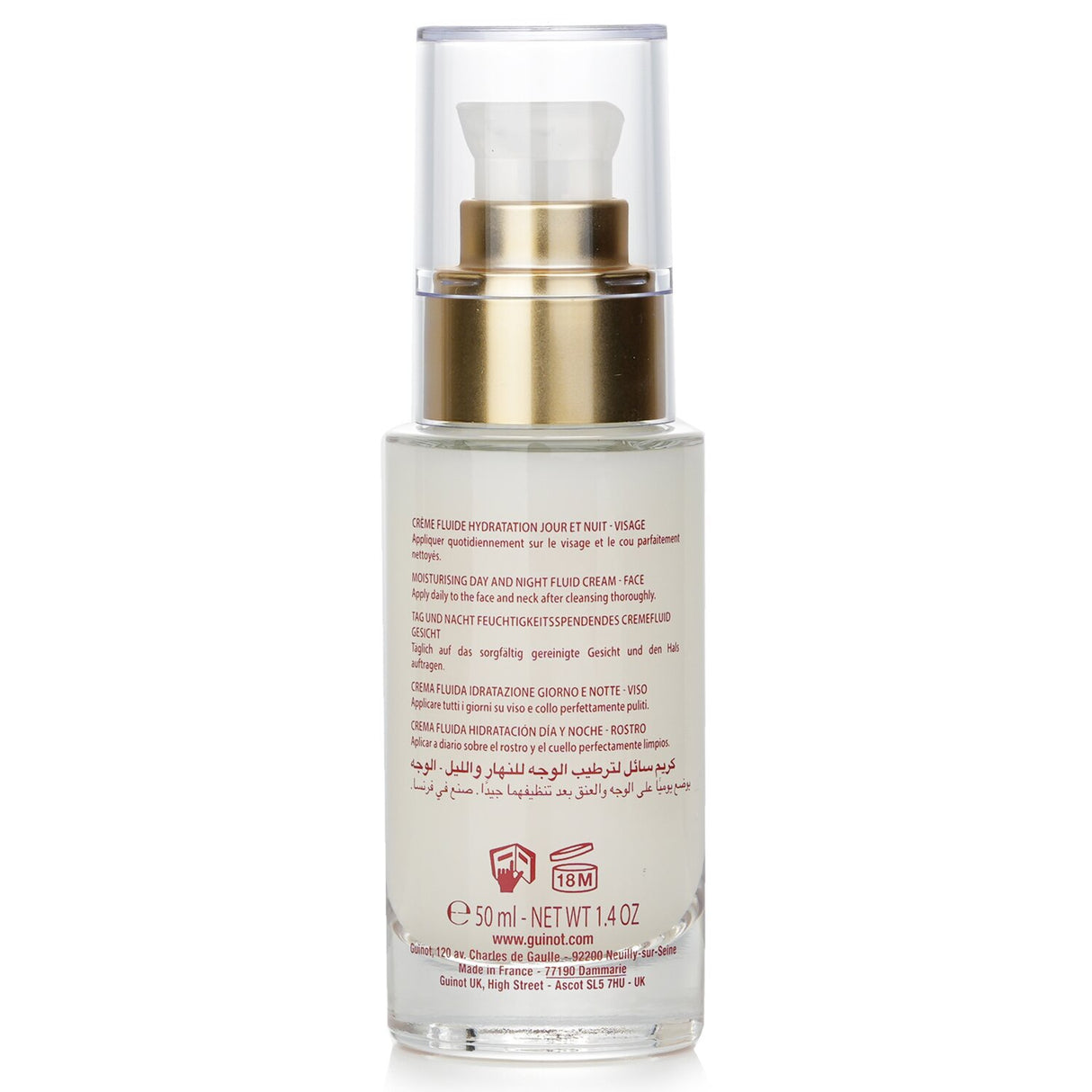 Guinot - Hydrazone Moisturising Day And Night Fluid Cream For Face - 50ml/1.4oz