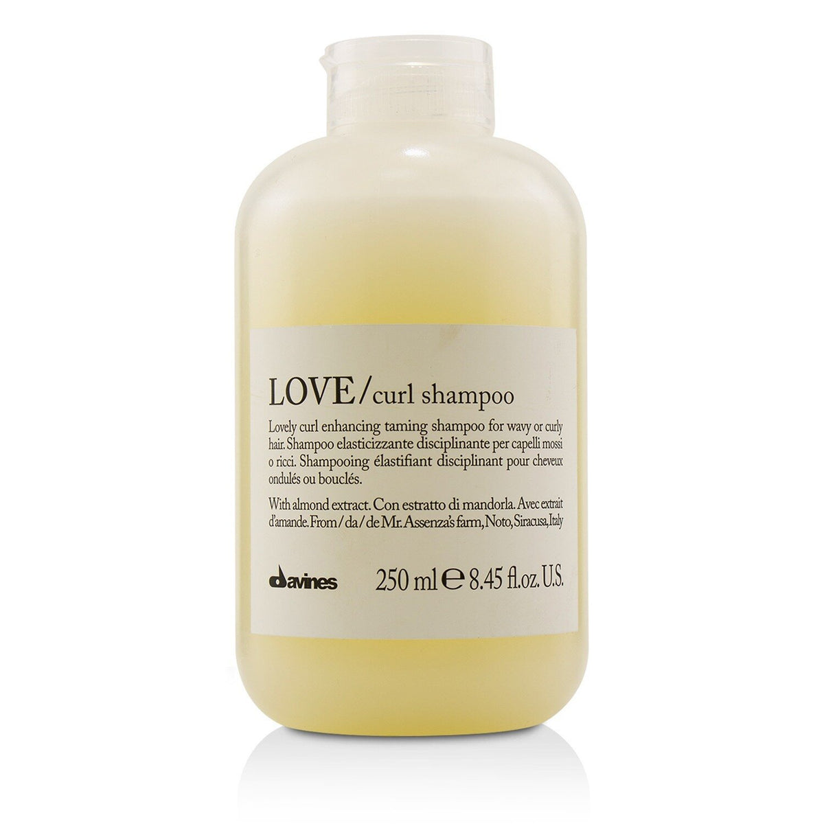 Davines Love Curl Shampoo (Lovely Curl Enhancing Taming Shampoo For Wavy or Curl