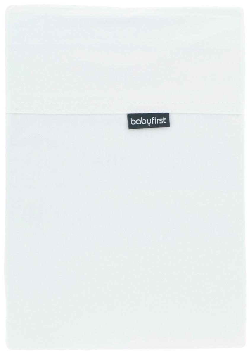 Baby First Cot Cotton Sheet - Flat White