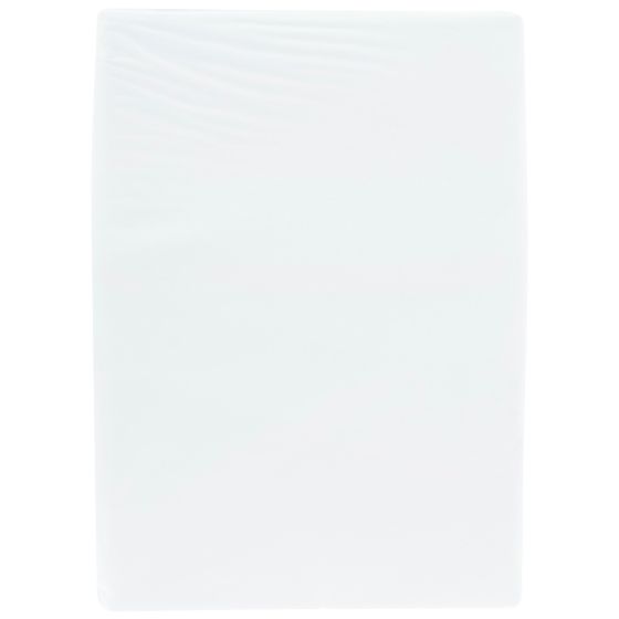 Cot Cotton Sheet - Fitted White - Baby First