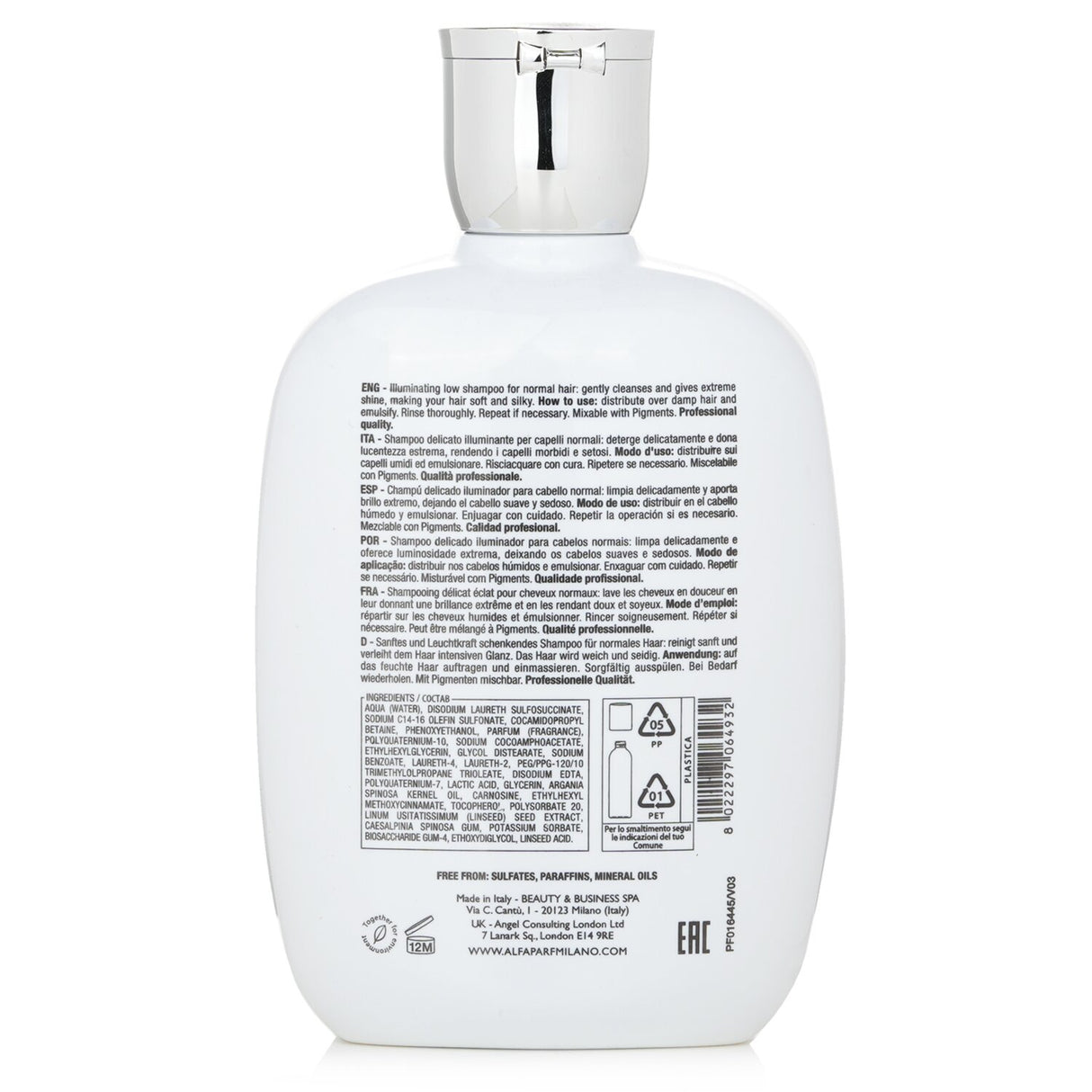 AlfaParf - Semi Di Lino Diamond Illuminating Low Shampoo (Normal Hair) - 250ml/