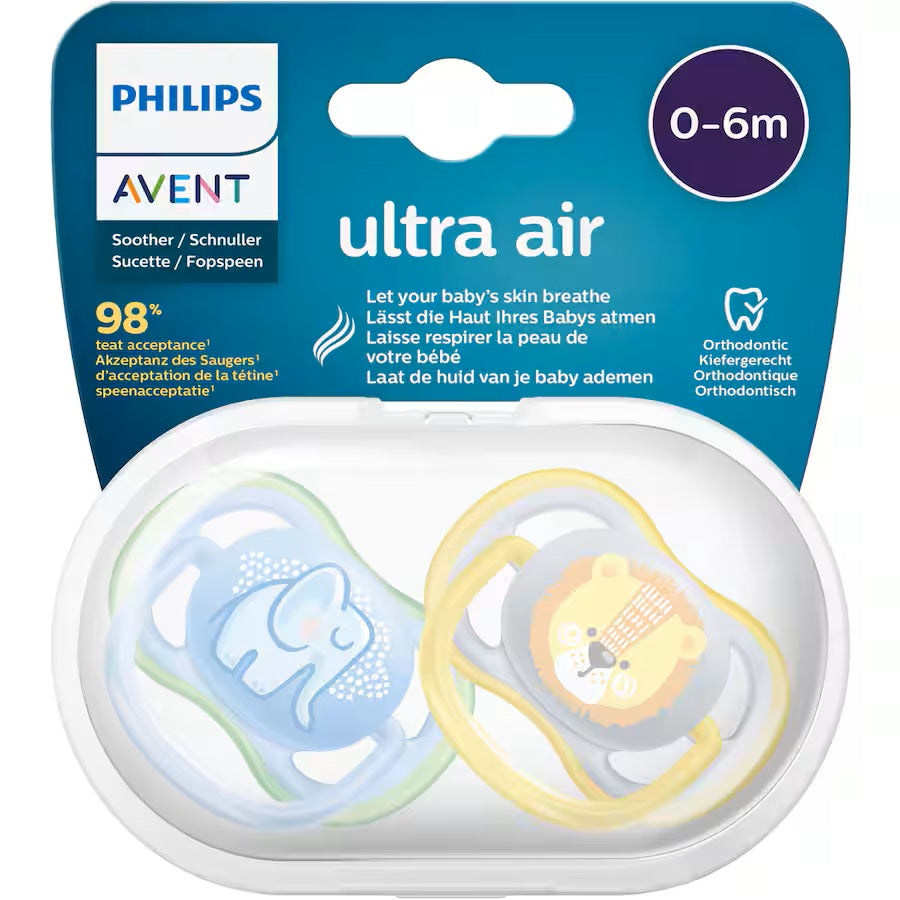 Philips Avent Night Time Classic Soother 0-6 Months