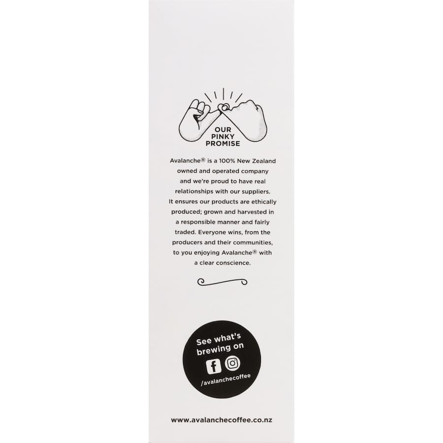 Avalanche Coffee Sachets 99% Sugar Free Hazelnut Latte 10 pack 160g