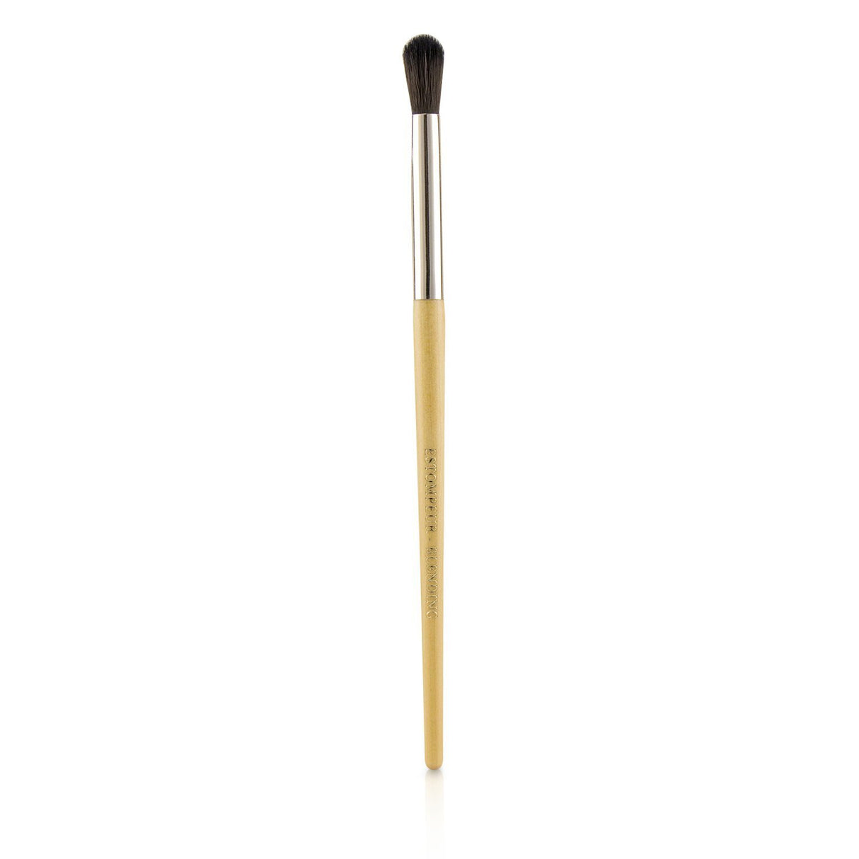 Soft synthetic fiber blending brush for seamless eyeshadow application and versatile makeup looks, from sheer to smoky.