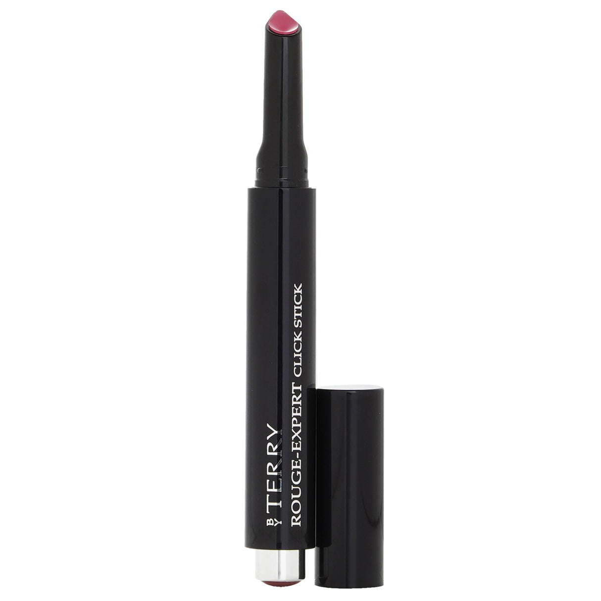 By Terry Rouge Expert Click Stick in #9 Flesh Award, a creamy, highly pigmented hybrid lipstick for precise application.