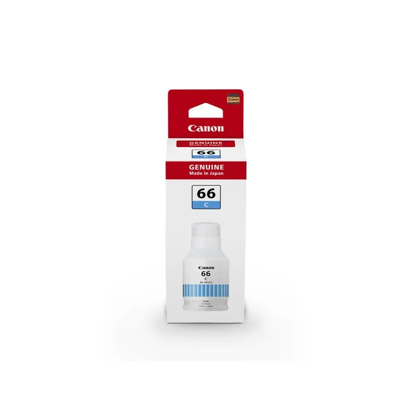 Canon GI66C Cyan MAXIFY MegaTank Ink Bottle