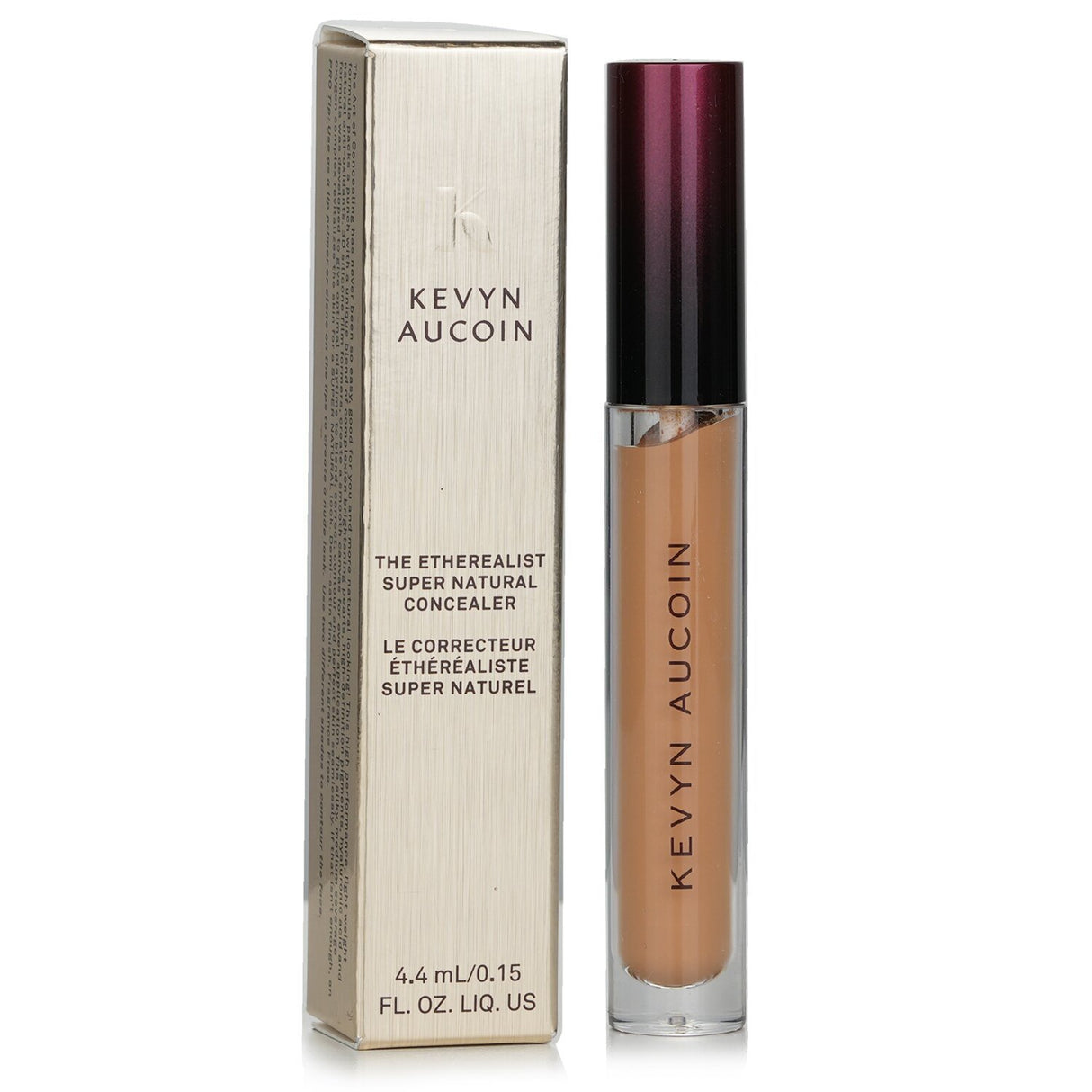Lightweight Kevyn Aucoin concealer in #Medium EC 06, perfect for brightening and camouflaging with a silky, flawless finish.