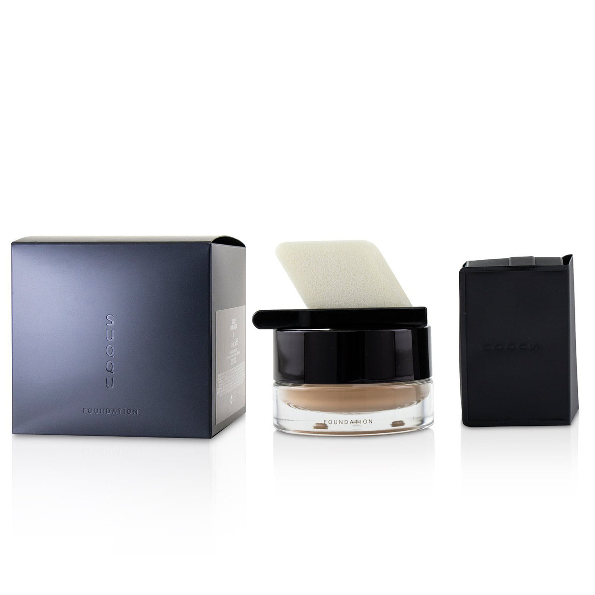 Luxurious SUQQU Foundation #35 in 30g, offers medium to full coverage with a dewy finish and UV protection for radiant skin.