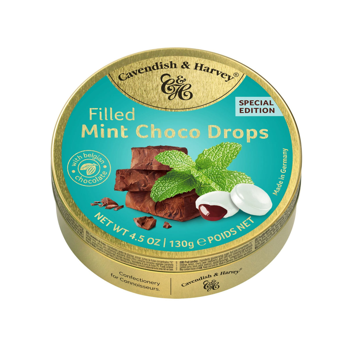 Cavendish & Harvey Mint Choco Drops 130g
