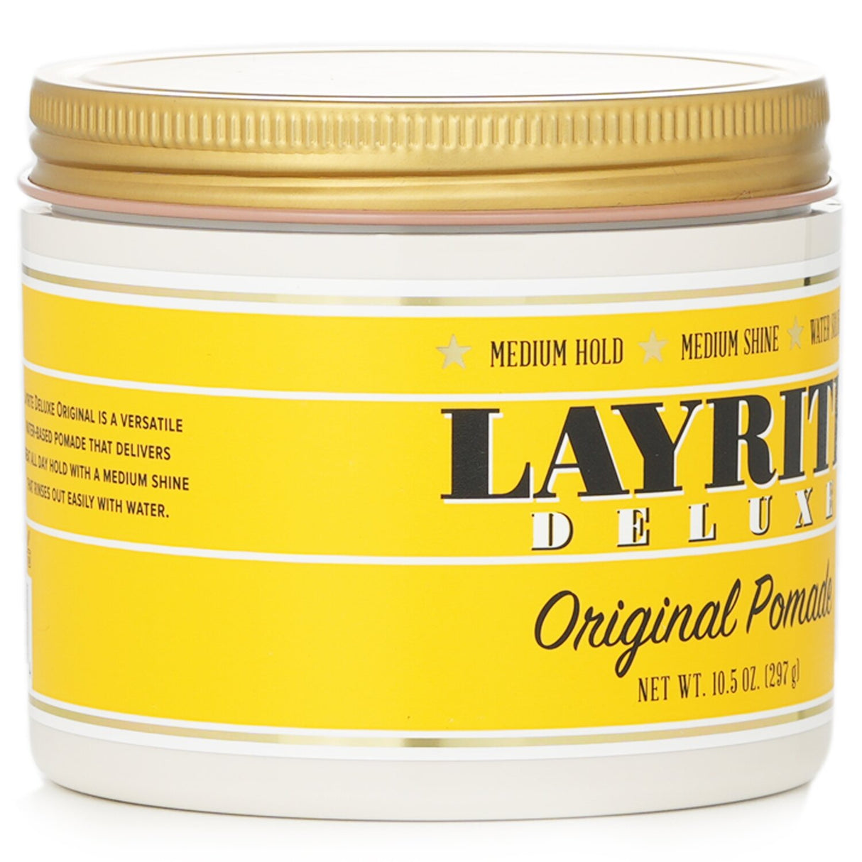 Layrite - Original Pomade (Medium Hold, Medium Shine, Water Soluble) - 297g/10.