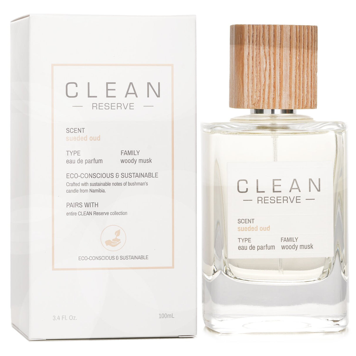 Clean Reserve Sueded Oud Eau De Parfum Spray 100ml/3.4oz