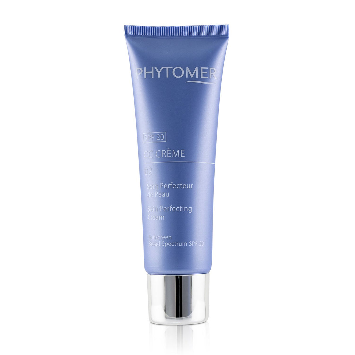 Phytomer CC Cream SPF 20 in Medium to Dark, providing skincare benefits and a flawless finish in a 50ml tube.
