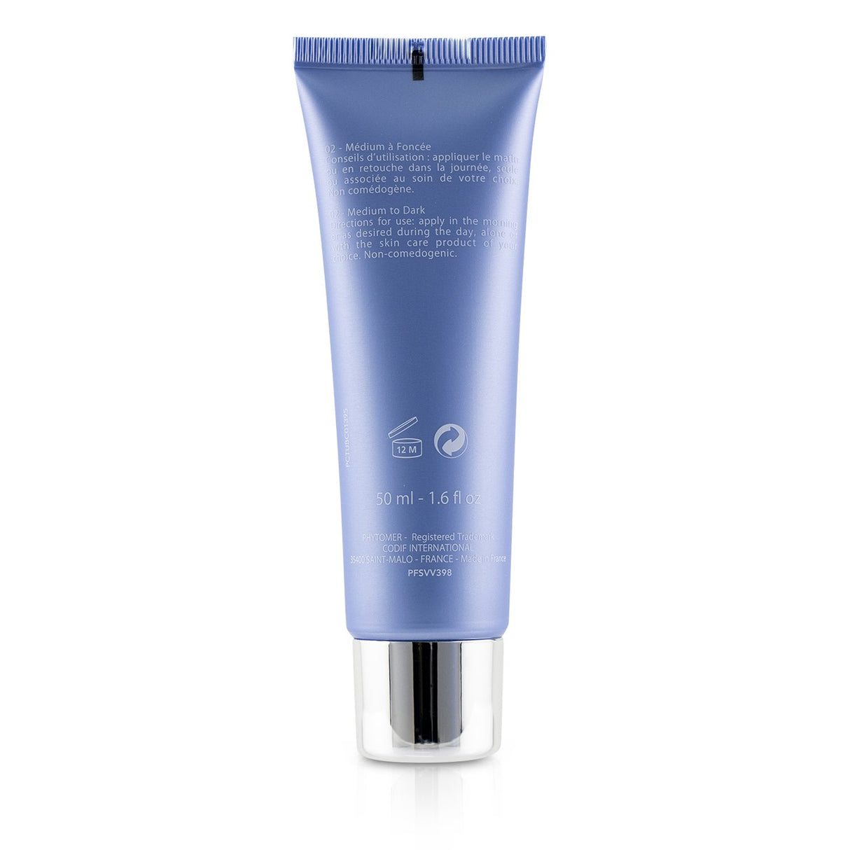 Phytomer CC Cream SPF 20 in Medium to Dark, providing hydration, sun protection, and a flawless, radiant complexion.