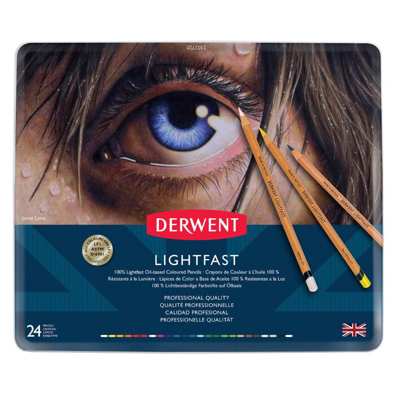 Derwent Lightfast Pencils Tin 12