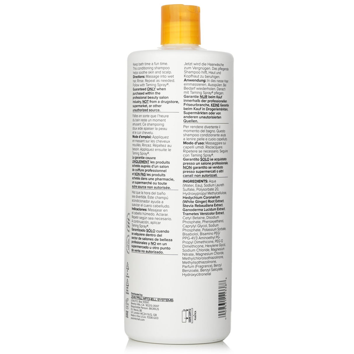 Paul Mitchell Baby Don't Cry Shampoo (Kids Wash - Tear Free) 1000ml/33.8oz