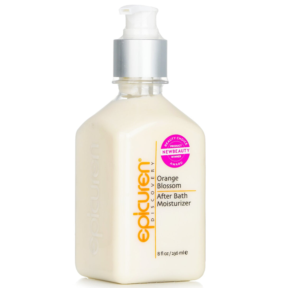 Epicuren After Bath Moisturizer in Orange Blossom, 250ml, offers lightweight hydration with amino acids, shea butter, and a sweet aroma.