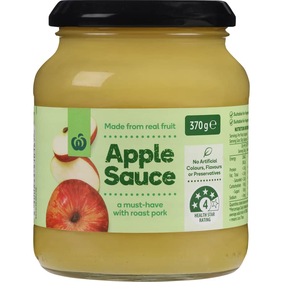 Woolworths Apple Sauce 370g