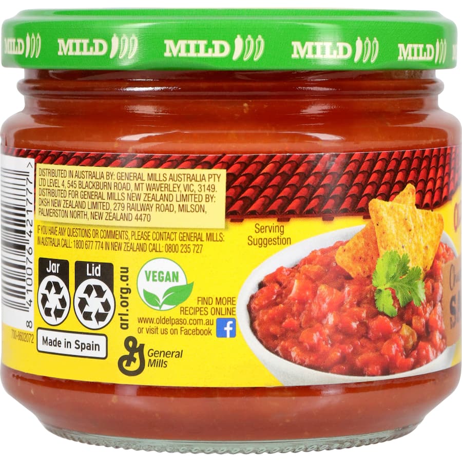 Old El Paso Chunky Salsa Dip Mild 312g