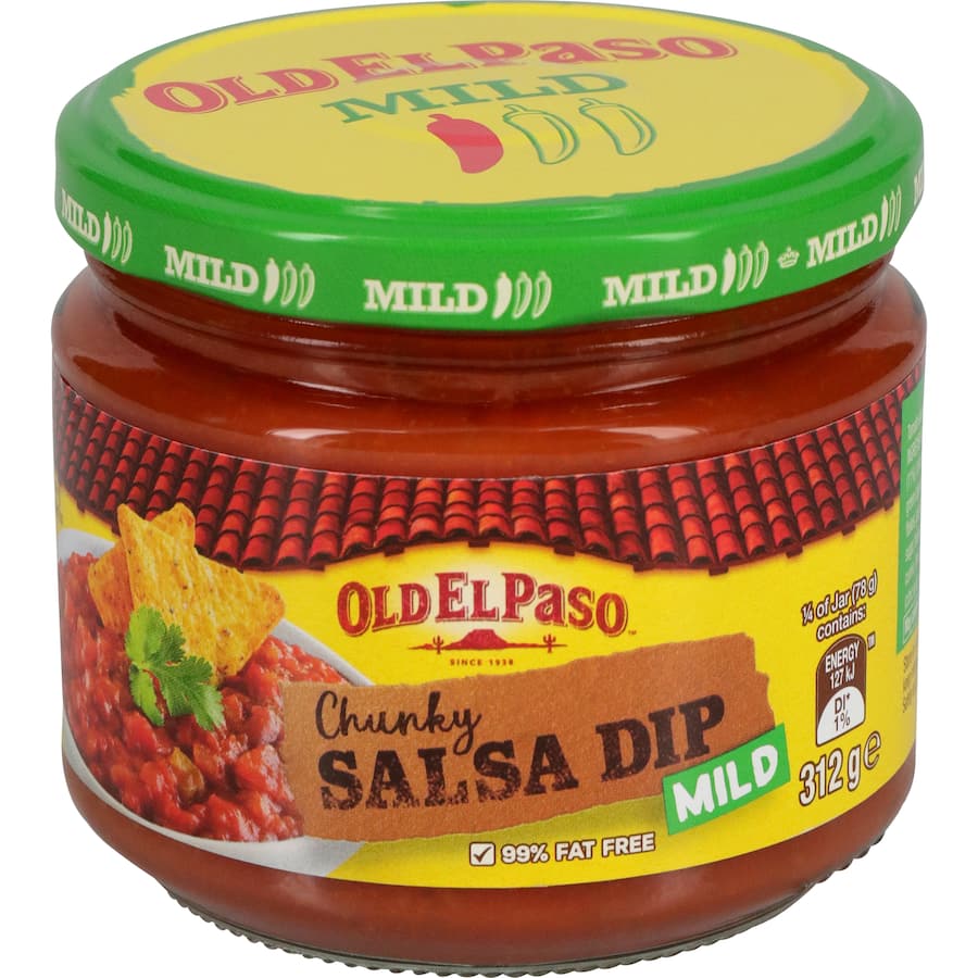 Old El Paso Chunky Salsa Dip Mild 312g