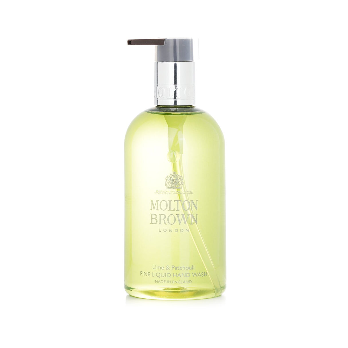 Luxurious 300ml hand wash with invigorating lime and earthy patchouli, gently cleanses while hydrating skin.