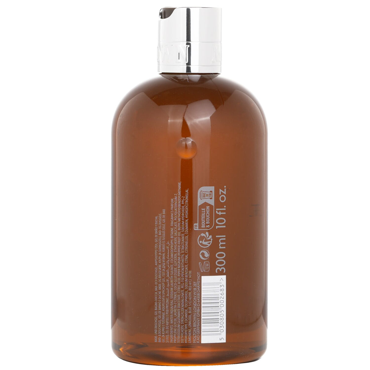 Molton Brown Re-Charge Black Pepper Bath & Shower Gel in 300ml bottle offers a refreshing, invigorating cleanse for all skin types.