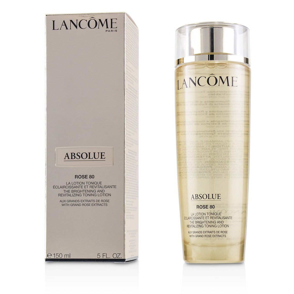 Lancôme Absolue Rose 80 toner: a brightening, hydrating lotion with rose actives for glowing, revitalized skin.